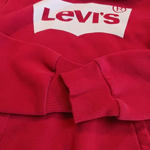 Levi’s Red Kangaroo Hoodie – Youth Size M (10–12 yrs) - Picture 5 of 9